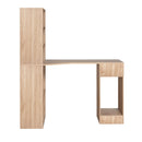 Computer Desk Bookshelf Drawer Cabinet Oak 120CM