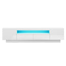 Artiss TV Unit Entertainment Unit Storage Drawer RGB LED 180cm White