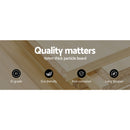 Entertainment Unit TV Cabinet LED 215cm Pine Caya