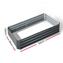 Garden Bed 150x90cm Planter Box Raised Container Galvanised Steel