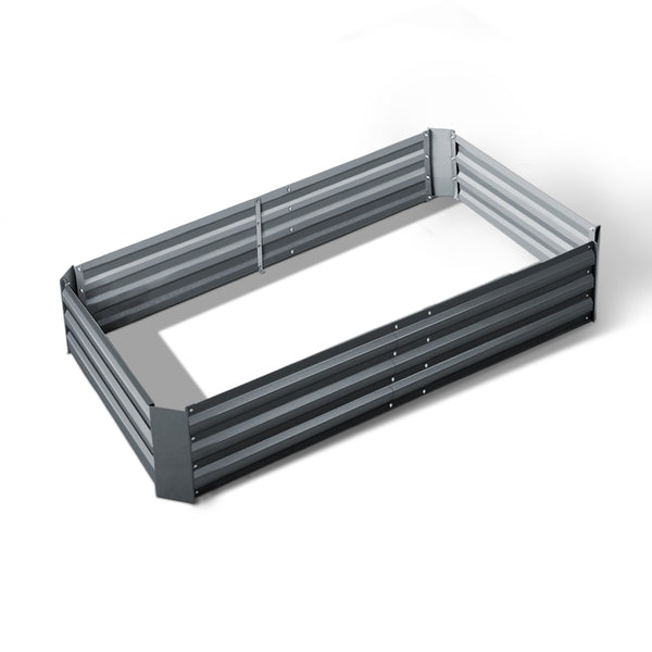 Garden Bed 150x90cm Planter Box Raised Container Galvanised Steel