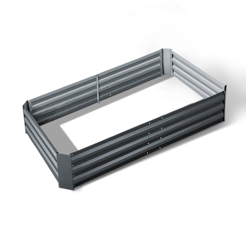 Garden Bed 150x90cm Planter Box Raised Container Galvanised Steel