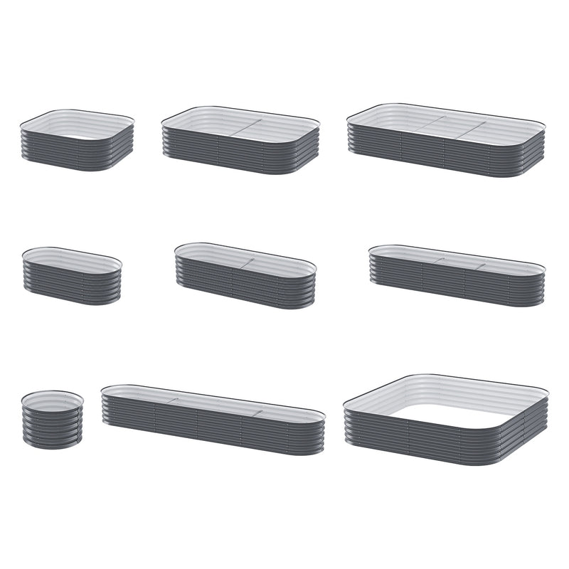 Garden Bed 9 In 1 Modular Planter Box 40CM height