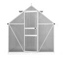 Greenhouse Aluminium Green House Polycarbonate Garden Shed 2.4x1.9M
