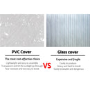 Greenfingers Greenhouse 1.2x1.9x1.9M Walk in Green House Tunnel Clear Garden Shed 4 Shelves