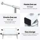 Artiss Clothes Rack Double Rod Airer Rail Coat Stand Adjustable Hanger