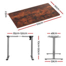 Standing Desk Motorised 120CM Rustic Brown