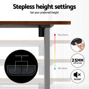 Standing Desk Motorised 120CM Rustic Brown