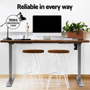Standing Desk Motorised 120CM Rustic Brown