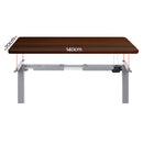 Standing Desk Motorised 140CM Walnut