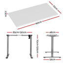 Standing Desk Motorised 140CM White
