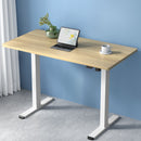 Standing Desk Motorised Sit Stand Desks White Oak 140CM