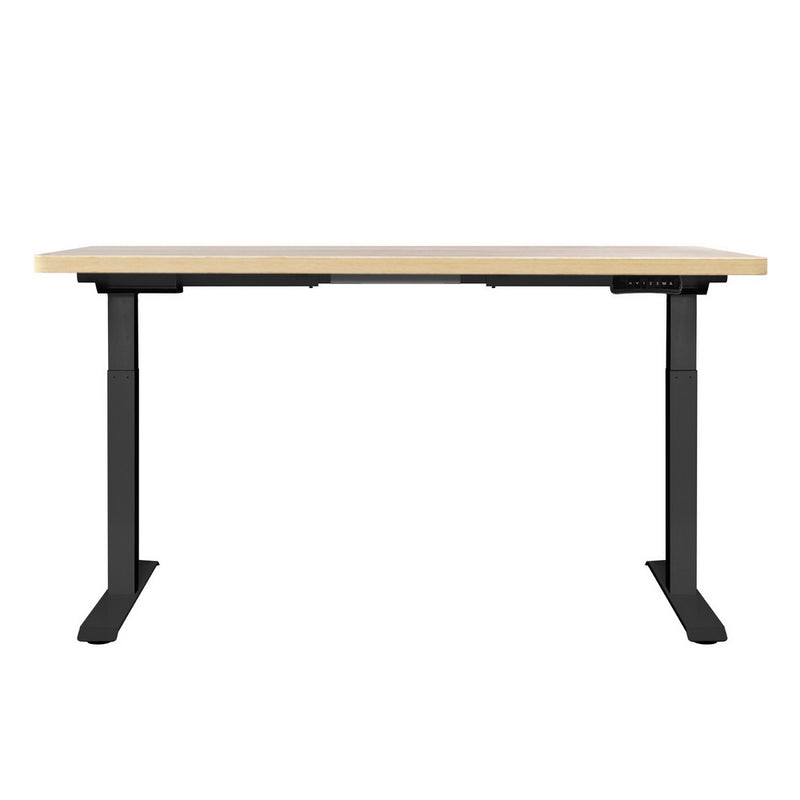 Standing Desk Motorised Dual Motor Oak 120CM