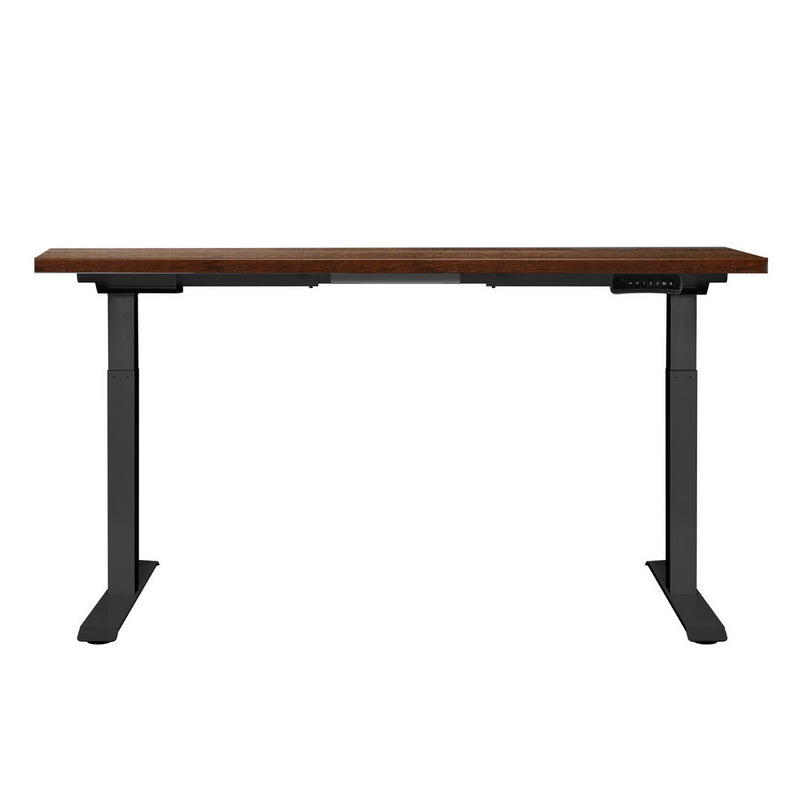 Standing Desk Motorised Dual Motor Rustic Brown 120CM