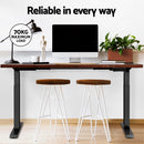 Standing Desk Motorised Dual Motor Rustic Brown 120CM