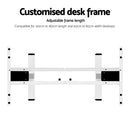 Standing Desk Frame Only Dual Motor Motorised White