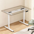 Standing Desk Frame Only Dual Motor Motorised White