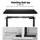 Standing Desk Frame Only Dual Motor Motorised Adjustable 125KG Load Black