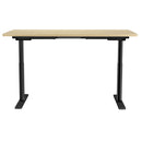 Standing Desk Motorised Electric Dual Motor White Oak 140CM