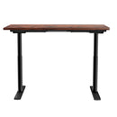 Standing Desk Motorised Electric Dual Motor Rustic Brown 120CM