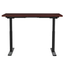 Standing Desk Motorised Electric Dual Motor Walnut 120CM