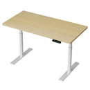 Standing Desk Motorised Electric Dual Motor 120CM White Oak
