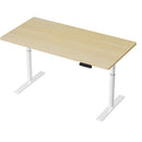 Standing Desk Motorised Electric Dual Motor 140CM White Oak