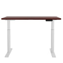 Standing Desk Motorised Electric Dual Motor 120CM Walnut