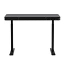 Artiss Standing Desk Motorised Electric Motor Drawer 120CM Black