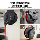 Giantz Air Hose Reel 3/8 IN x 15m Retractable Air Hose 300PSI