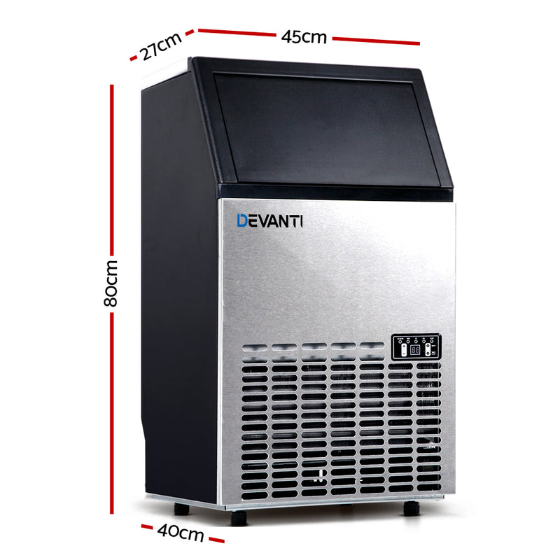 Devanti 60kg Commercial Ice Maker Machine