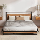 Artiss  Metal Bed Frame Double Size Beds Platform with Mattress