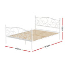 Artiss Bed Frame Double Size Metal Bed Frame GROA