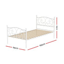 Artiss Bed Frame Single Size Metal Bed Frame GROA