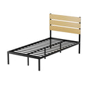 Artiss Bed Frame King Single Size Metal Base Mattress Platform Foundation PAULA