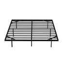 Artiss Double Bed Frame,Floating Metal Bed Frame with Smart LED Lights - Sturdy Metal Platform Bed Base, Silent Design, Tool-Free Assembly, 300KG Capacity for Home/Hotel/Master Bedroom