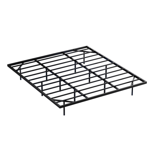 Artiss King Bed Frame,Floating Metal Bed Frame with Smart LED Lights - Sturdy Metal Platform Bed Base, Silent Design, Tool-Free Assembly, 300KG Capacity for Home/Hotel/Master Bedroom