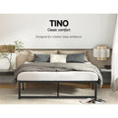 Artiss Bed Frame Double Size Metal Bed Frame TINO