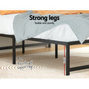 Artiss Bed Frame Double Size Metal Bed Frame TINO