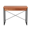 Computer Desk Drawer Storage Walnut 100CM