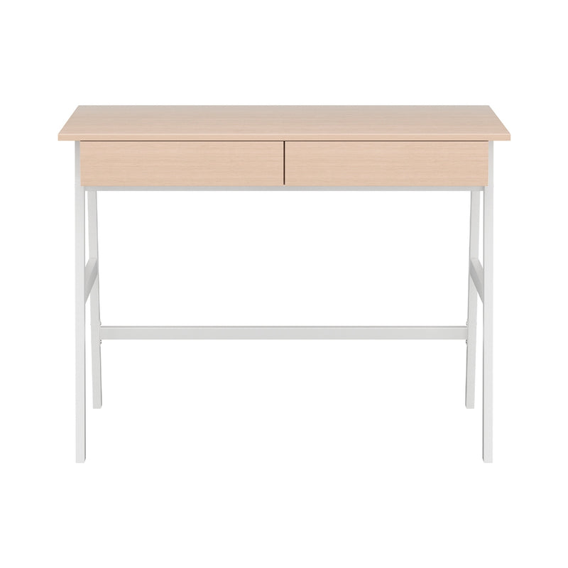 Computer Desk Drawer Cabinet Oak 100CM