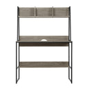 Computer Desk Bookshelf Storage Grey 100CM