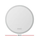 Bluetooth LED Wall Mirror With Light 60CM Bathroom Decor Round Mirrors