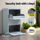 Parcel Letterbox Drop Box Package Grey