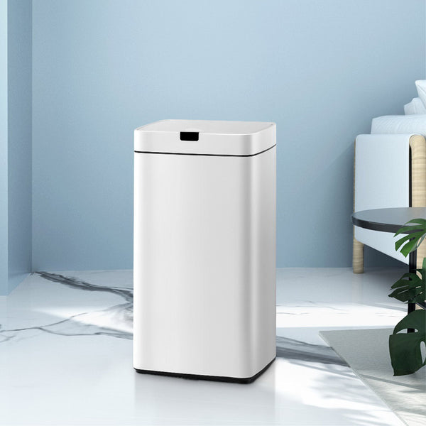 45L Motion Sensor Bin Automatic White