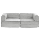 Convertible Folding Sofa Bed Grey