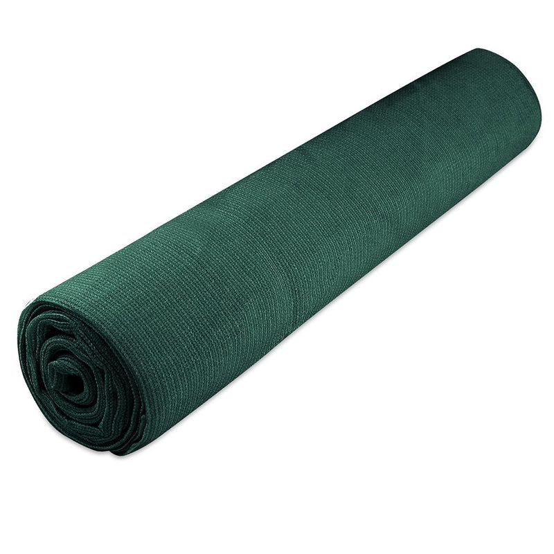 Instahut 50% Shade Cloth 3.66x20m Shadecloth Sail Heavy Duty Green