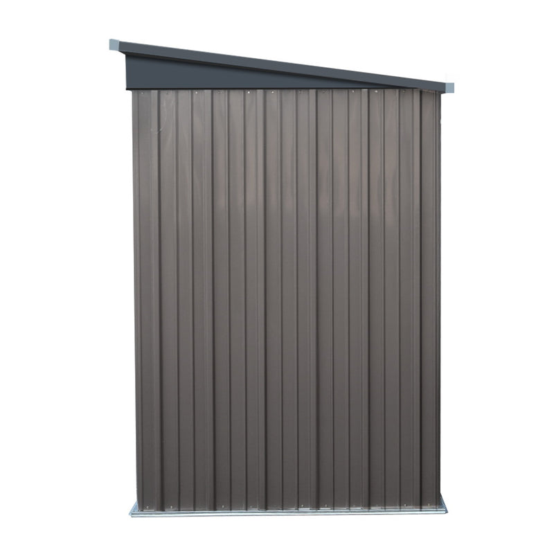 Garden Shed 1.95x1.31M Sheds Outdoor Storage Steel Workshop House Tool Double Door