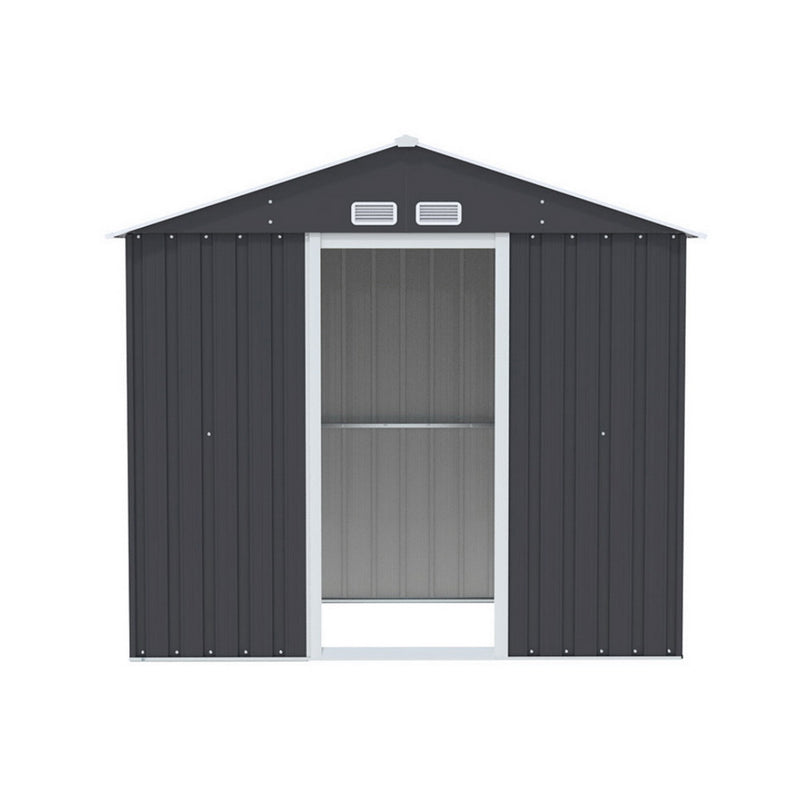 Garden Shed Outdoor Storage 2.15x1.3M Tool Workshop House Shelter Sliding Door