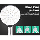 9'' Rain Shower Head Set Handheld Round High Pressure Chrome